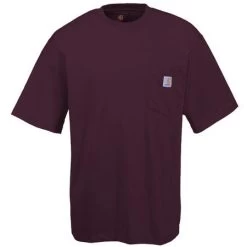 Carhartt Shirts: Men's K87 PRT Port Short Sleeve Heavyweight Loose Fit T Shirt -Work Clothes Discount Store k87prt carharttf 01