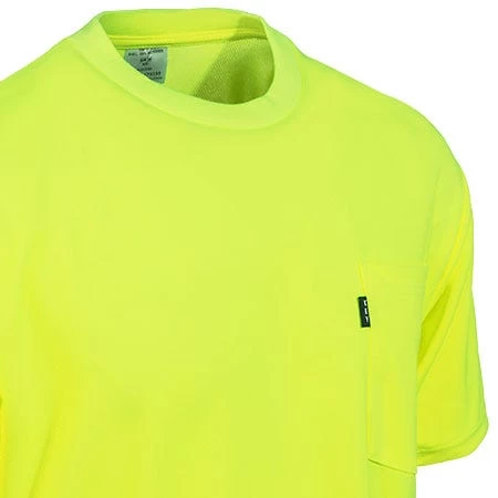 Key Shirts: Men's 818 39 Yellow Moisture-Wicking Hi-Vis Shirt 4 Key Shirts: Men's 818 39 Yellow Moisture-Wicking Hi-Vis Shirt - Image 2