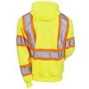 Key Sweatshirts: Men's 879 39 Hi-Vis Yellow ANSI Hooded Sweatshirt