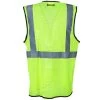 Occunomix Vests: Men's LUX SSGC FR Flame Resistant High Visibility Safety Vest -Work Clothes Discount Store lux ssgc grn occuluxb 01 1