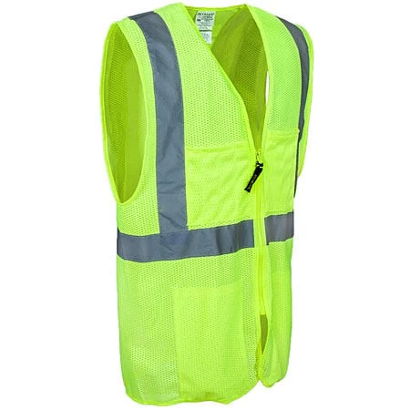 Occunomix Vests: Classic Surveyor Mesh Hi Vis Yellow Vest LUX SSGCS YEL 5 Occunomix Vests: Classic Surveyor Mesh Hi Vis Yellow Vest LUX SSGCS YEL - Image 3