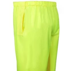 Occunomix Pants: Men's High Visibility Yellow Rain Pants LUX TENR YEL -Work Clothes Discount Store lux tenrgrn occuluxl 01