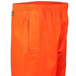 Occunomix Pants: Men's High Visibility Breathable Rain Pants LUX TENR ORG -Work Clothes Discount Store lux tenrorg occuluxr 01