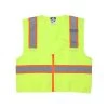 MCR Safety Vests: Men's SURVL Lime Hi Vis Reflective Orange Silver Stripes Zipper Closure Safety Vest -Work Clothes Discount Store mcr survl 1 xhiresedit