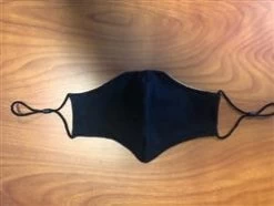 Mask: MK-CFM2 Black Fabric Reusable Double Layer Face Mask -Work Clothes Discount Store mk cfm2 5t