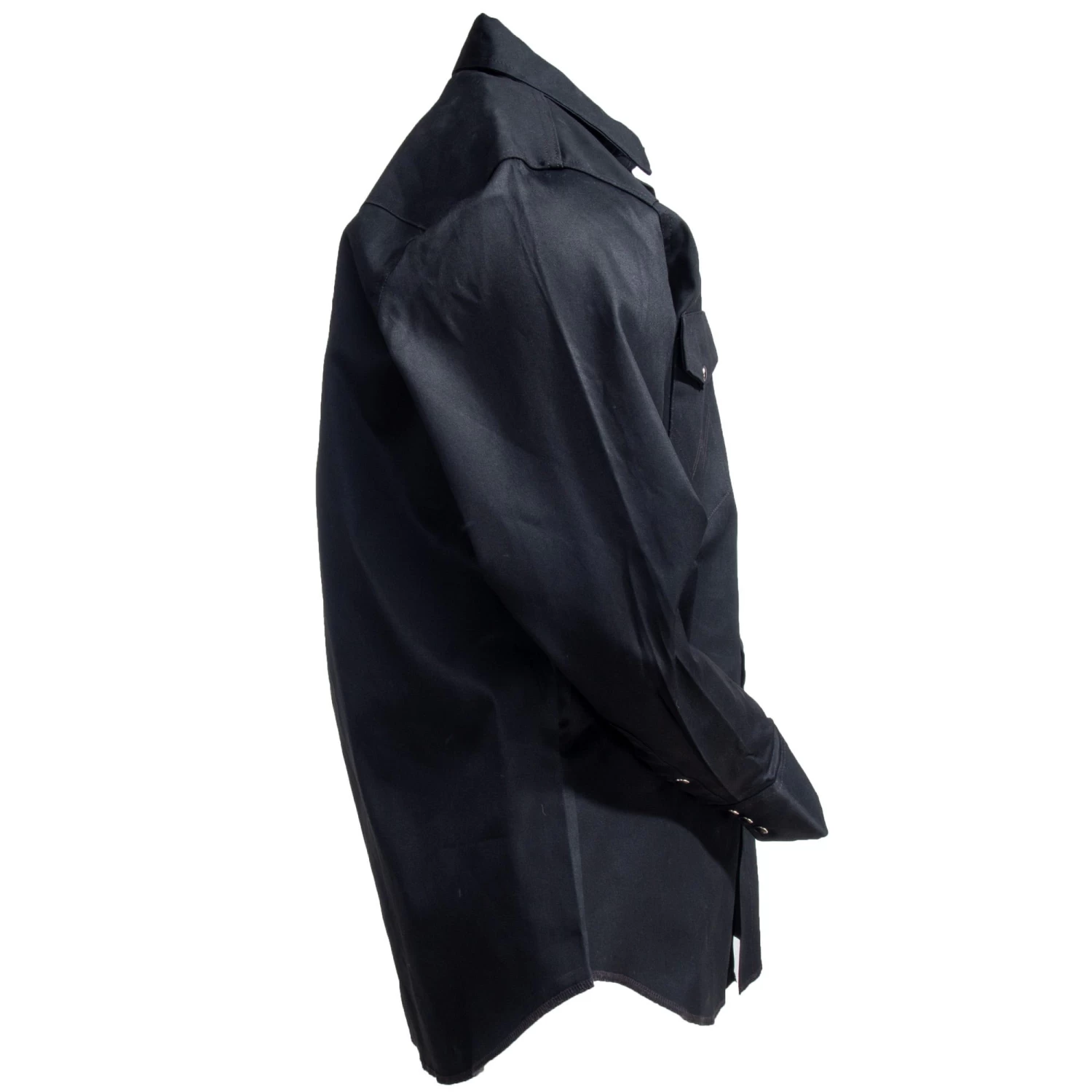 Wrangler Shirts: Men's Black MS70819 Cowboy Cut Long Sleeve Twill Shirt 5 Wrangler Shirts: Men's Black MS70819 Cowboy Cut Long Sleeve Twill Shirt - Image 3