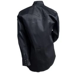 Wrangler Shirts: Men's Black MS70819 Cowboy Cut Long Sleeve Twill Shirt 10 Wrangler Shirts: Men's Black MS70819 Cowboy Cut Long Sleeve Twill Shirt -Work Clothes Discount Store ms70819 4