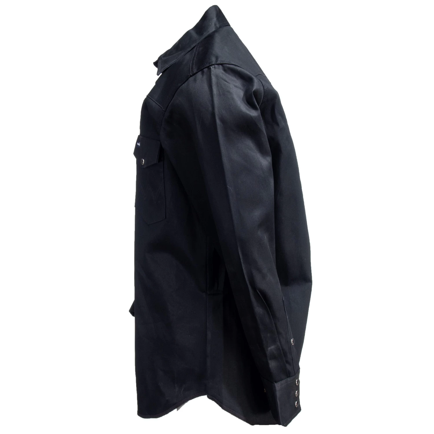 Wrangler Shirts: Men's Black MS70819 Cowboy Cut Long Sleeve Twill Shirt 7 Wrangler Shirts: Men's Black MS70819 Cowboy Cut Long Sleeve Twill Shirt - Image 5