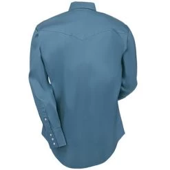 Wrangler Shirts: Men's Dark Teal MS71419 Cowboy Cut Twill Long Sleeve Shirt 7 Wrangler Shirts: Men's Dark Teal MS71419 Cowboy Cut Twill Long Sleeve Shirt -Work Clothes Discount Store ms71419 wranglerb 01