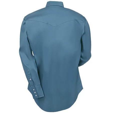 Wrangler Shirts: Men's Dark Teal MS71419 Cowboy Cut Twill Long Sleeve Shirt 5 Wrangler Shirts: Men's Dark Teal MS71419 Cowboy Cut Twill Long Sleeve Shirt - Image 3
