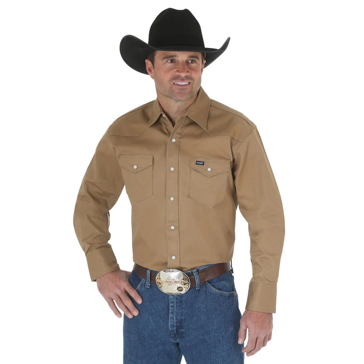 Wrangler Shirts: Men's MS71519 Rawhide Authentic Cowboy Cut Work Shirt 3 Wrangler Shirts: Men's MS71519 Rawhide Authentic Cowboy Cut Work Shirt