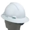 MSA Hard Hats: White 454 475369 Full Brim Ratchet System Safety Hard Hat -Work Clothes Discount Store msa 454 475369 b 01