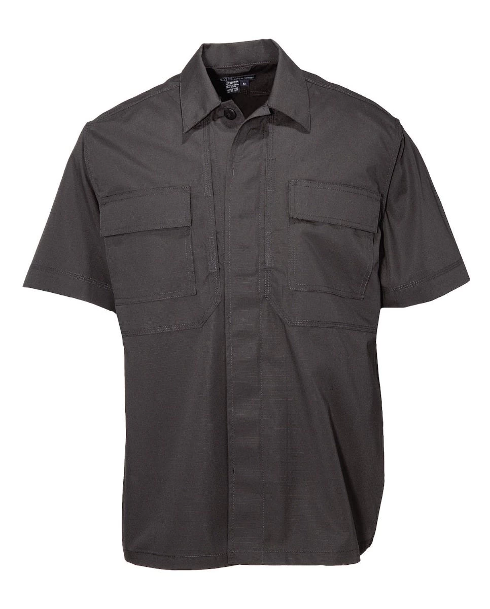 5.11 Tactical Shirts: Men's Black 71339 019 Taclite TDU Short Sleeve Shirt 7 5.11 Tactical Shirts: Men's Black 71339 019 Taclite TDU Short Sleeve Shirt - Image 5
