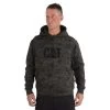 Caterpillar Sweatshirts: Men's W10646 11790 Night Camo Trademark Hooded Sweatshirt -Work Clothes Discount Store nightcamoedit
