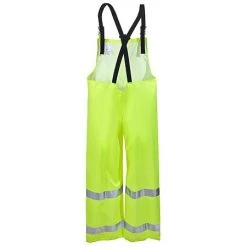 Tingley Overalls: Men's Lime High-Visibility O23122 Rubber Overalls -Work Clothes Discount Store o23122 tigleyb 01