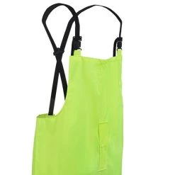 Tingley Overalls: Men's Lime High-Visibility O23122 Rubber Overalls -Work Clothes Discount Store o23122 tigleyfd 01