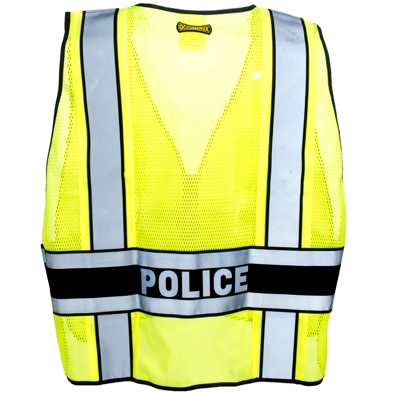 Occunomix Vests: Men's Deluxe LUX DPSP DOR High Viz Mesh Police Vest 3 Occunomix Vests: Men's Deluxe LUX DPSP DOR High Viz Mesh Police Vest