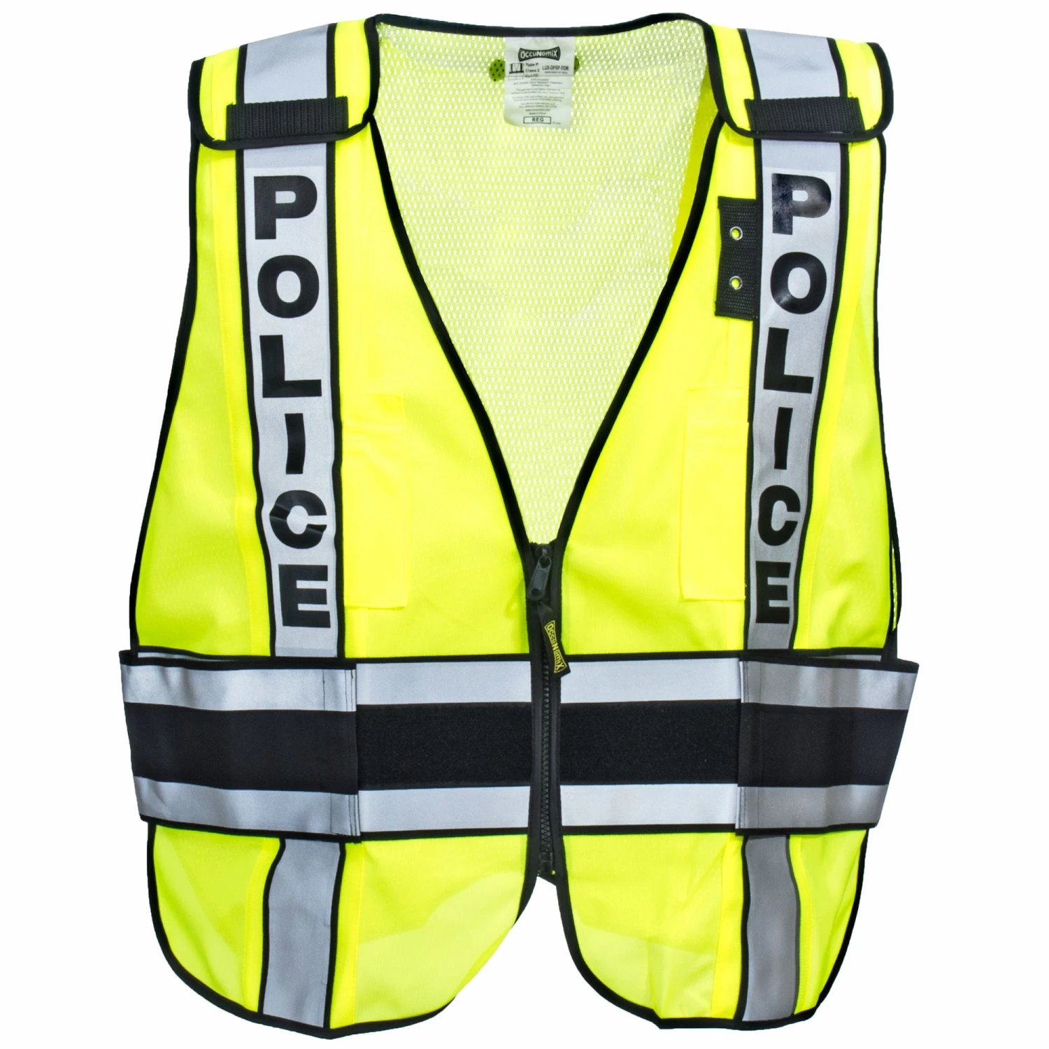 Occunomix Vests: Men's Deluxe LUX DPSP DOR High Viz Mesh Police Vest 4 Occunomix Vests: Men's Deluxe LUX DPSP DOR High Viz Mesh Police Vest - Image 2