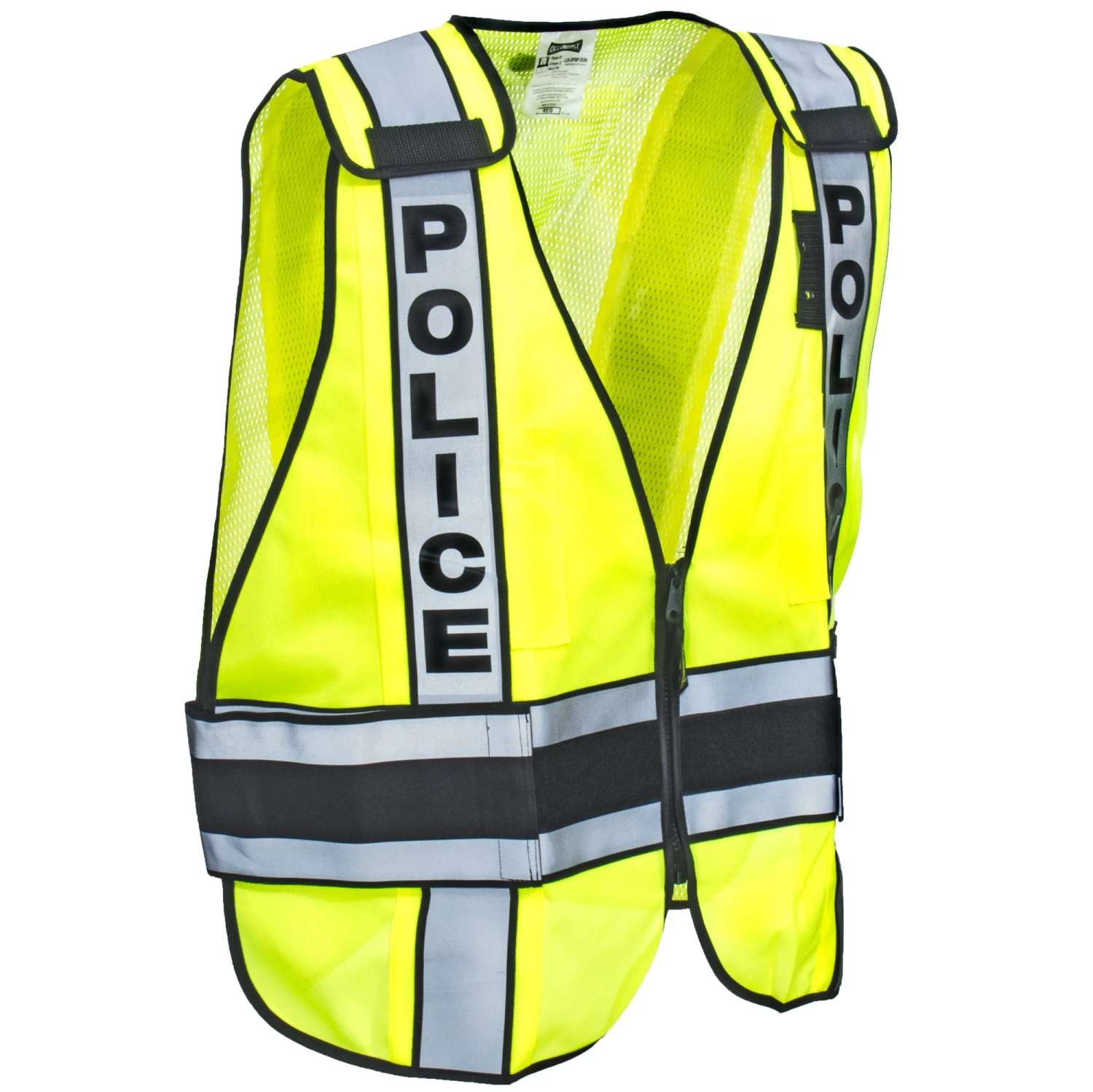 Occunomix Vests: Men's Deluxe LUX DPSP DOR High Viz Mesh Police Vest 5 Occunomix Vests: Men's Deluxe LUX DPSP DOR High Viz Mesh Police Vest - Image 3