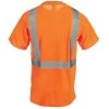 Occunomix Shirts: Men's Orange High Visibility LUX SSETP2 O Moisture Wicking Shirt