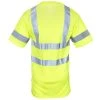 Occunomix Shirts: Men's Hi Vis Yellow LUX SSETP3B YLW Reflective Shirt -Work Clothes Discount Store occunomix lux ssetp3b ylw b 01