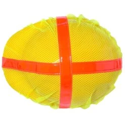 Occunomix Hat Covers: Hi-Vis V896 R Y Yellow Mesh Safety Hard Hat Cover -Work Clothes Discount Store occunomix v896 r y t 01