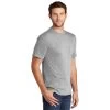 Port & Company Shirt: Men's PC54P Ash Core Cotton Pocket Tee