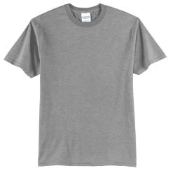Port & Company Shirts: Men's PC55 AH Athletic Heather Core Blend Tee -Work Clothes Discount Store pc55 athleticheather flat front 2009