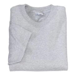 Port & Company Shirts: Men's PC55 AH Athletic Heather Core Blend Tee -Work Clothes Discount Store pc55 athleticheather folded