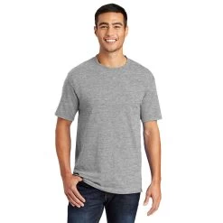 Port & Company Shirts: Men's PC55 AH Athletic Heather Core Blend Tee