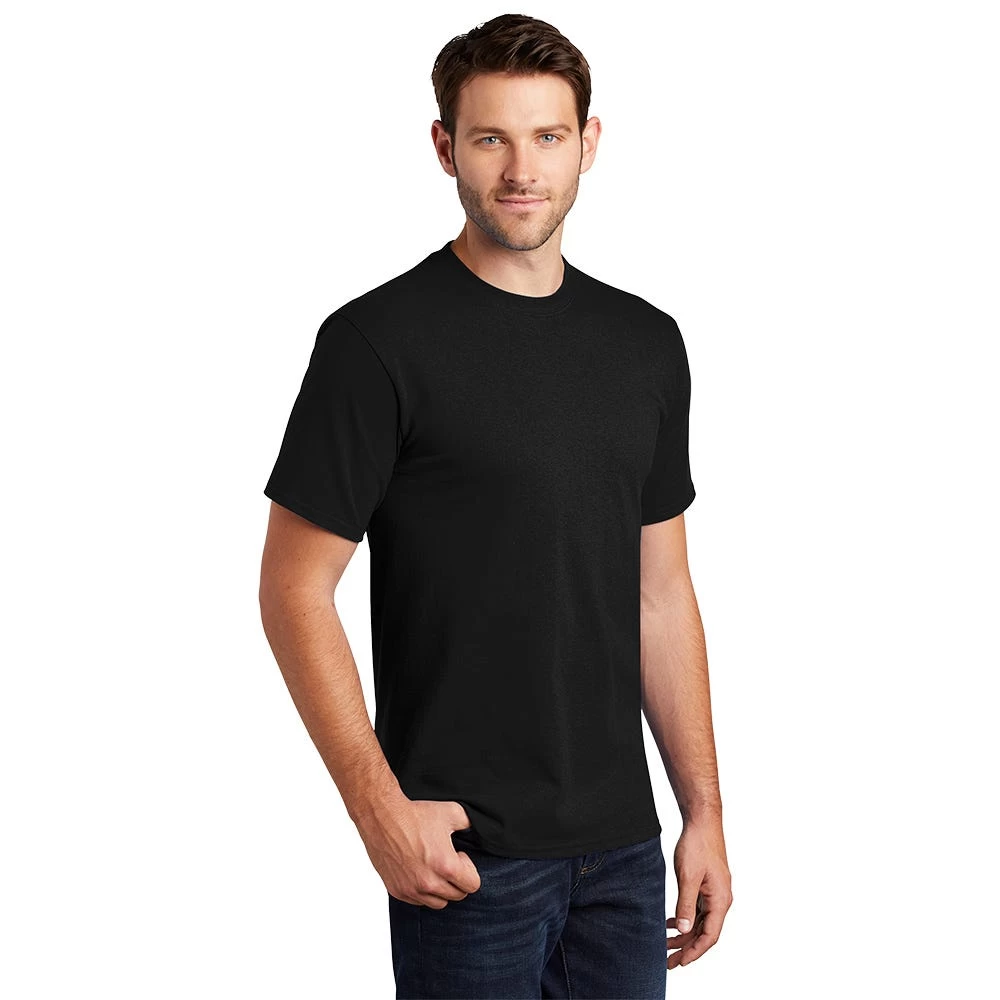 Port & Company Shirts: Men's Black PC61 JBK Cotton Essential Tee Shirt 6 Port & Company Shirts: Men's Black PC61 JBK Cotton Essential Tee Shirt - Image 4