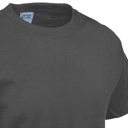 Port & Company Shirts: Men's Charcoal PC61 CHR Essential T-Shirt 4 Port & Company Shirts: Men's Charcoal PC61 CHR Essential T-Shirt - Image 2