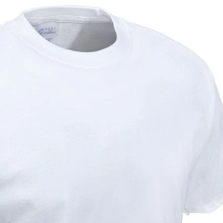 Port & Company Shirts: Men's White PC61 WHT Essential T Shirt 4 Port & Company Shirts: Men's White PC61 WHT Essential T Shirt - Image 2