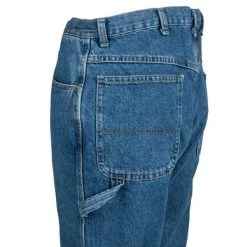 Red Kap Jeans: Men's Stonewashed PD80 SW Loose Fit Work Dungaree Jeans -Work Clothes Discount Store pd80sw2 redcapl 01