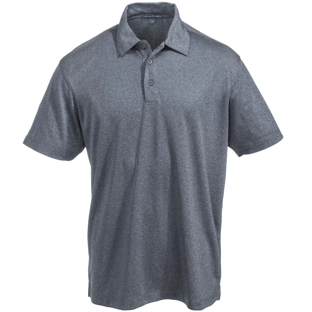 Port Authority Shirts: Men's K576 CHH Charcoal Heather Grey Trace Polo Shirt 5 Port Authority Shirts: Men's K576 CHH Charcoal Heather Grey Trace Polo Shirt - Image 3