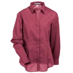 Port Authority Shirts: Women's L640 RDO Red Oxide Button Down Easy Care Crosshatch Shirt 7 Port Authority Shirts: Women's L640 RDO Red Oxide Button Down Easy Care Crosshatch Shirt -Work Clothes Discount Store port authority l640 rdo f 01