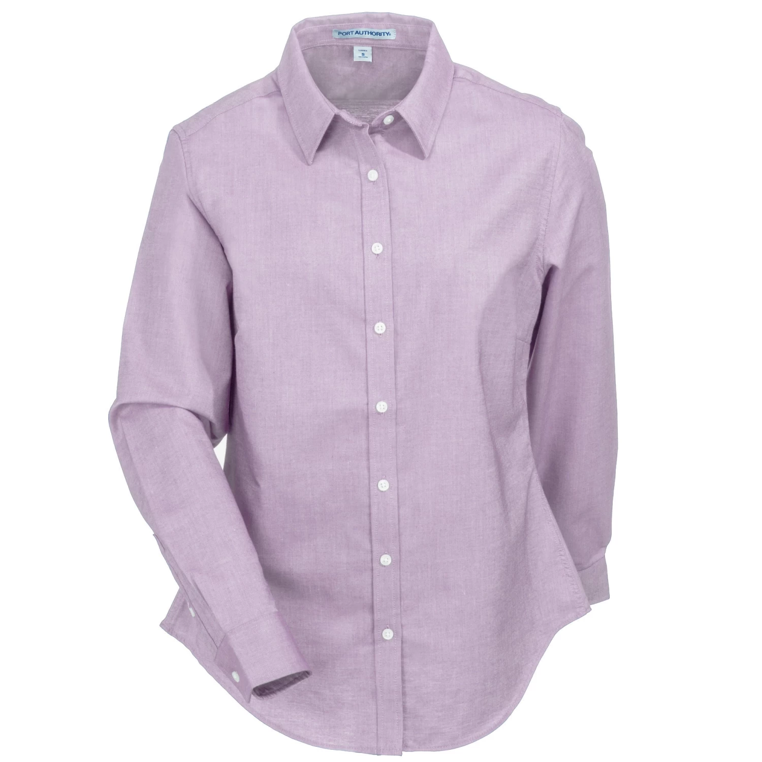 Port Authority Shirts: Women's L658 SPL Soft Purple SuperPro Long-Sleeve Oxford Shirt 5 Port Authority Shirts: Women's L658 SPL Soft Purple SuperPro Long-Sleeve Oxford Shirt - Image 3