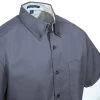 Port Authority Shirts: Men's S508 GY/ST Steel Grey/Light Stone Short-Sleeve Easy Care Button Down Shirt -Work Clothes Discount Store port authority pras508 gy cd 01