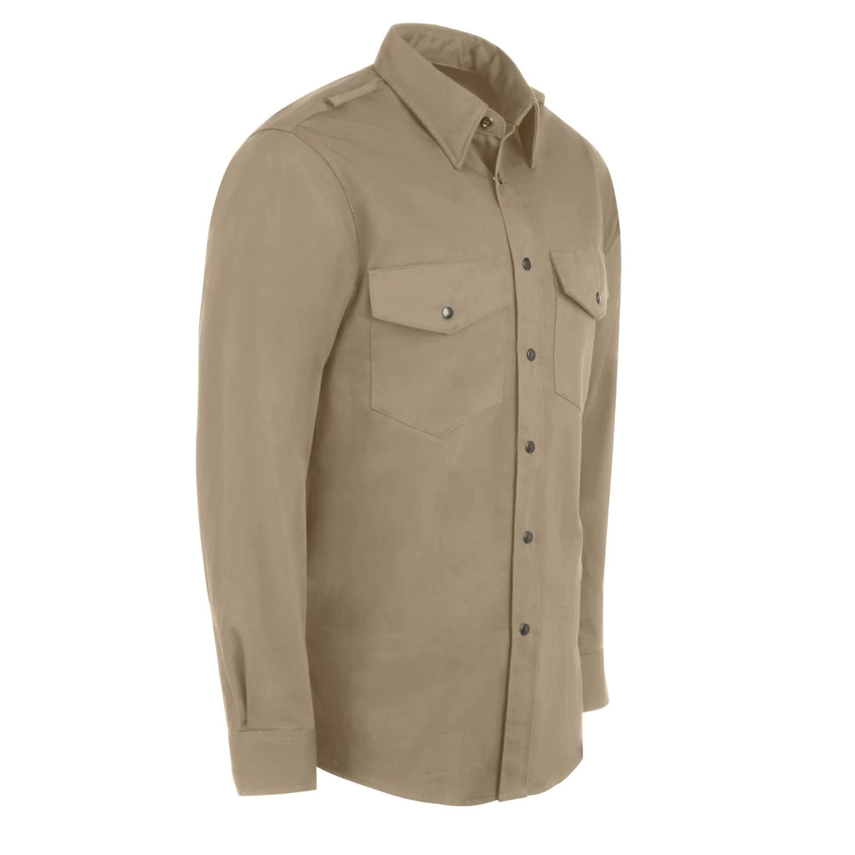 Bulwark Shirts: Men's SES2 TN Flame-Resistant Long Sleeve Tan Work Shirt 5 Bulwark Shirts: Men's SES2 TN Flame-Resistant Long Sleeve Tan Work Shirt - Image 3