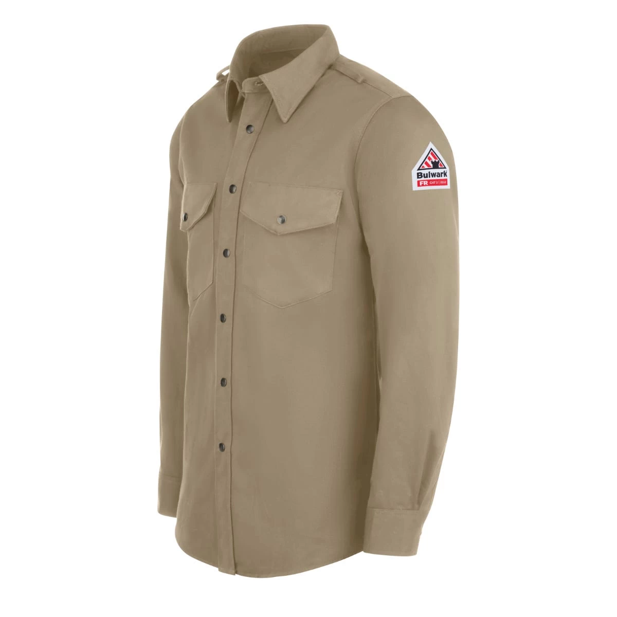 Bulwark Shirts: Men's SES2 TN Flame-Resistant Long Sleeve Tan Work Shirt 4 Bulwark Shirts: Men's SES2 TN Flame-Resistant Long Sleeve Tan Work Shirt - Image 2