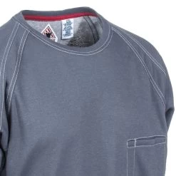 Bulwark Shirts: Men's Charcoal QT32 CH Flame-Resistant IQ Long Sleeve Shirt