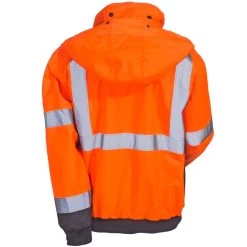 Radians Jackets: Men's SJ110B 3ZOS High-Visibility Safety Zip-Out Hooded Safety Jacket