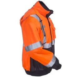 Radians Jackets: Men's SJ110B 3ZOS High-Visibility Safety Zip-Out Hooded Safety Jacket -Work Clothes Discount Store radians sj110b 3z0s r 01