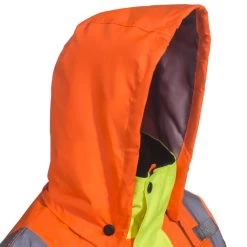Radians Jackets: Men's SJ12 3ZMS High-Visibility Quilt-Lined Hooded Bomber Jacket -Work Clothes Discount Store radians sj12 3zms h 01