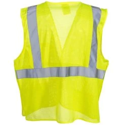 Radians Vests: Unisex SV4 GM High Visibility Green Class 2 Breakaway Safety Vest