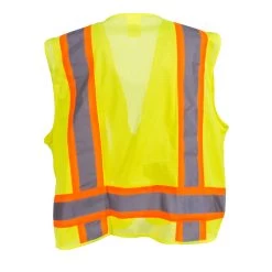 Radians Vests: Green Hi Vis SV6G Two Tone Surveyor Type R Class 2 Safety Vest -Work Clothes Discount Store radians sv6g 3