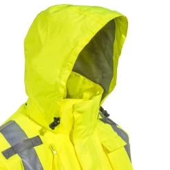 Radians Jackets: Unisex Hi Vis RW32 3Z1Y Green ANSI Class 3 Rain Jacket -Work Clothes Discount Store radwear rw32 3z1y h 01