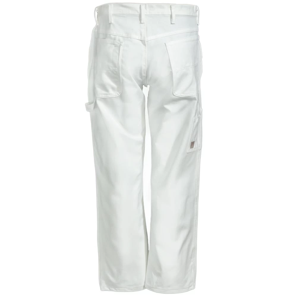 Red Kap Pants: Men's PC80 WH White Painter Dungaree Work Pants 6 Red Kap Pants: Men's PC80 WH White Painter Dungaree Work Pants - Image 4