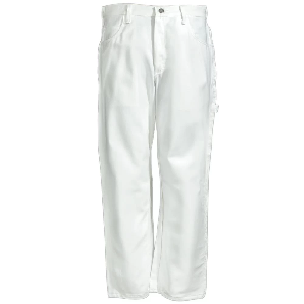 Red Kap Pants: Men's PC80 WH White Painter Dungaree Work Pants 4 Red Kap Pants: Men's PC80 WH White Painter Dungaree Work Pants - Image 2