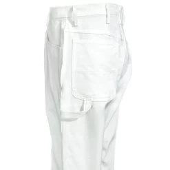 Red Kap Pants: Men's PC80 WH White Painter Dungaree Work Pants 8 Red Kap Pants: Men's PC80 WH White Painter Dungaree Work Pants -Work Clothes Discount Store red kap pc80wh2 l 01